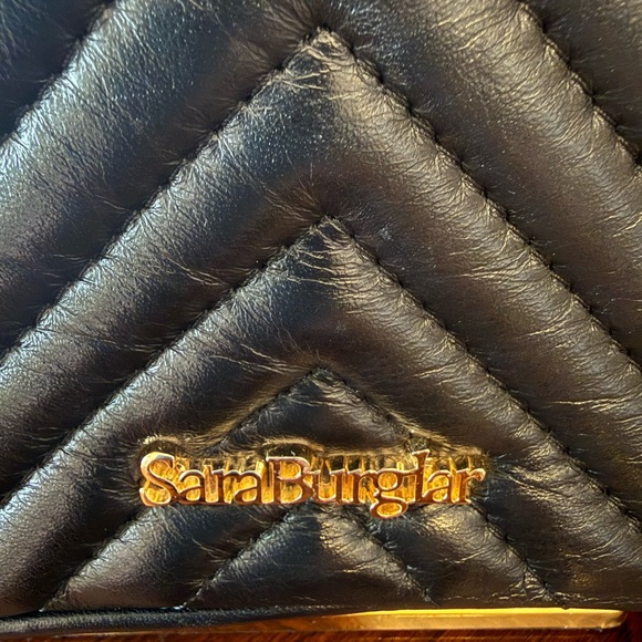 💗Quilted Genuine Leather Chevron Flap Bag 11” wide❤️ - Picture 4 of 16